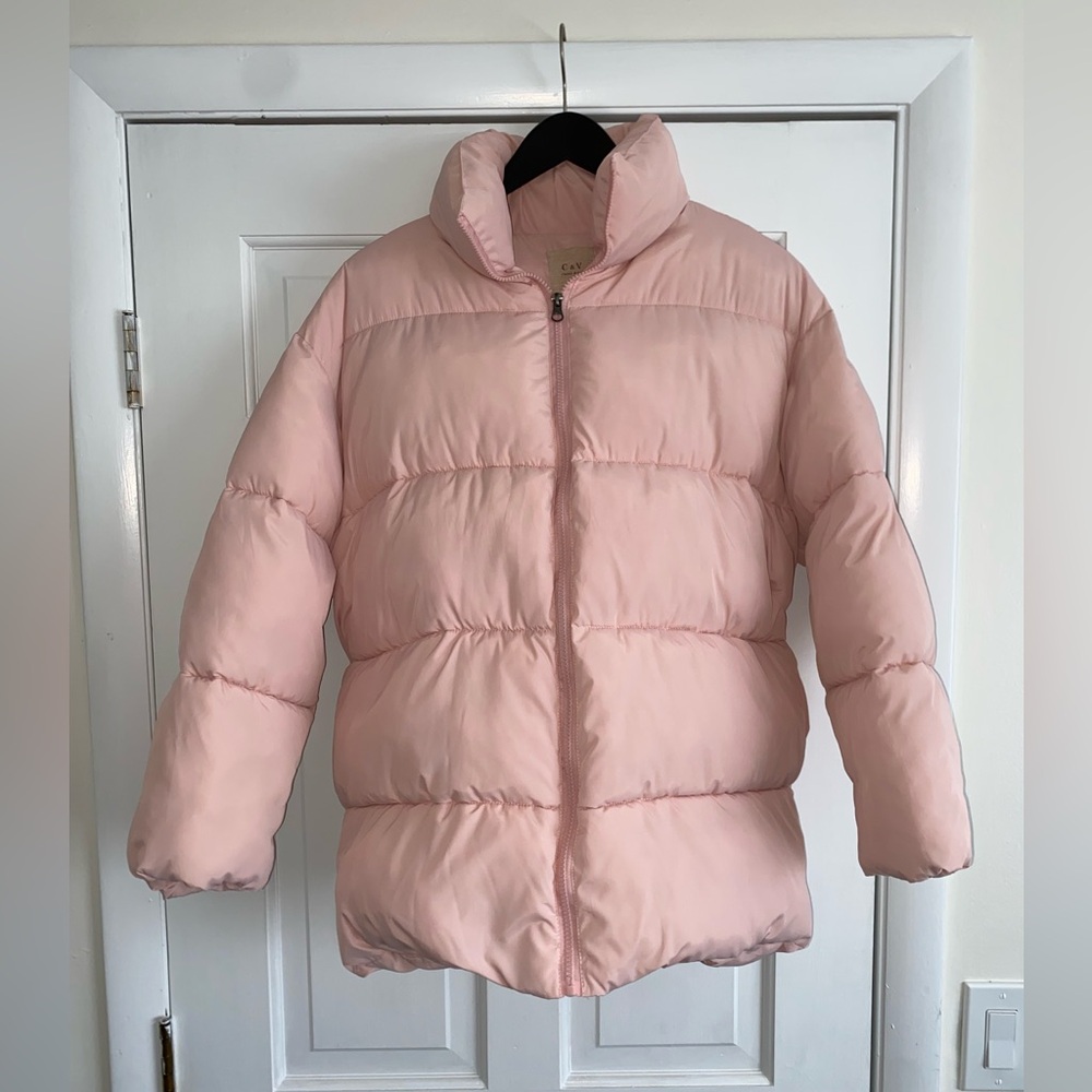 Chelsea & Violet Pink Puffer Jacket, Medium
